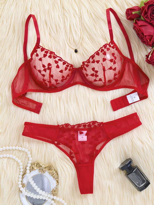 Elegant Sexy Lingerie Underwear Set Feminine Bra Set Nightwear for Women Comfortable Soft Fabric Intimate Apparel