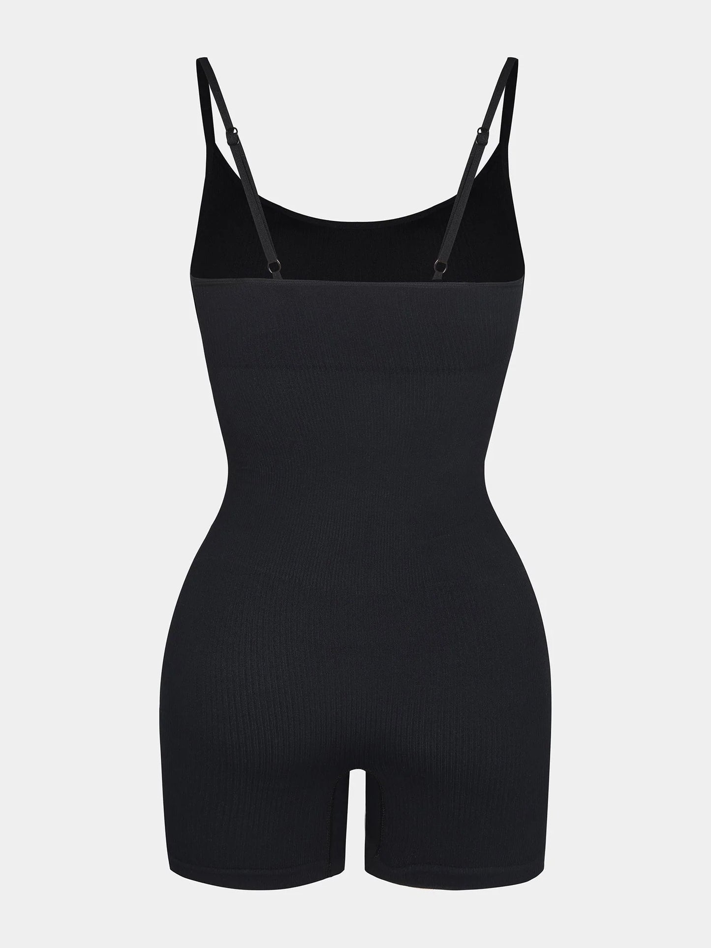 Wholesale Eco-Friendly🌿 Seamless Ribbed Tank Shapewear Romper with Adjustable Straps
