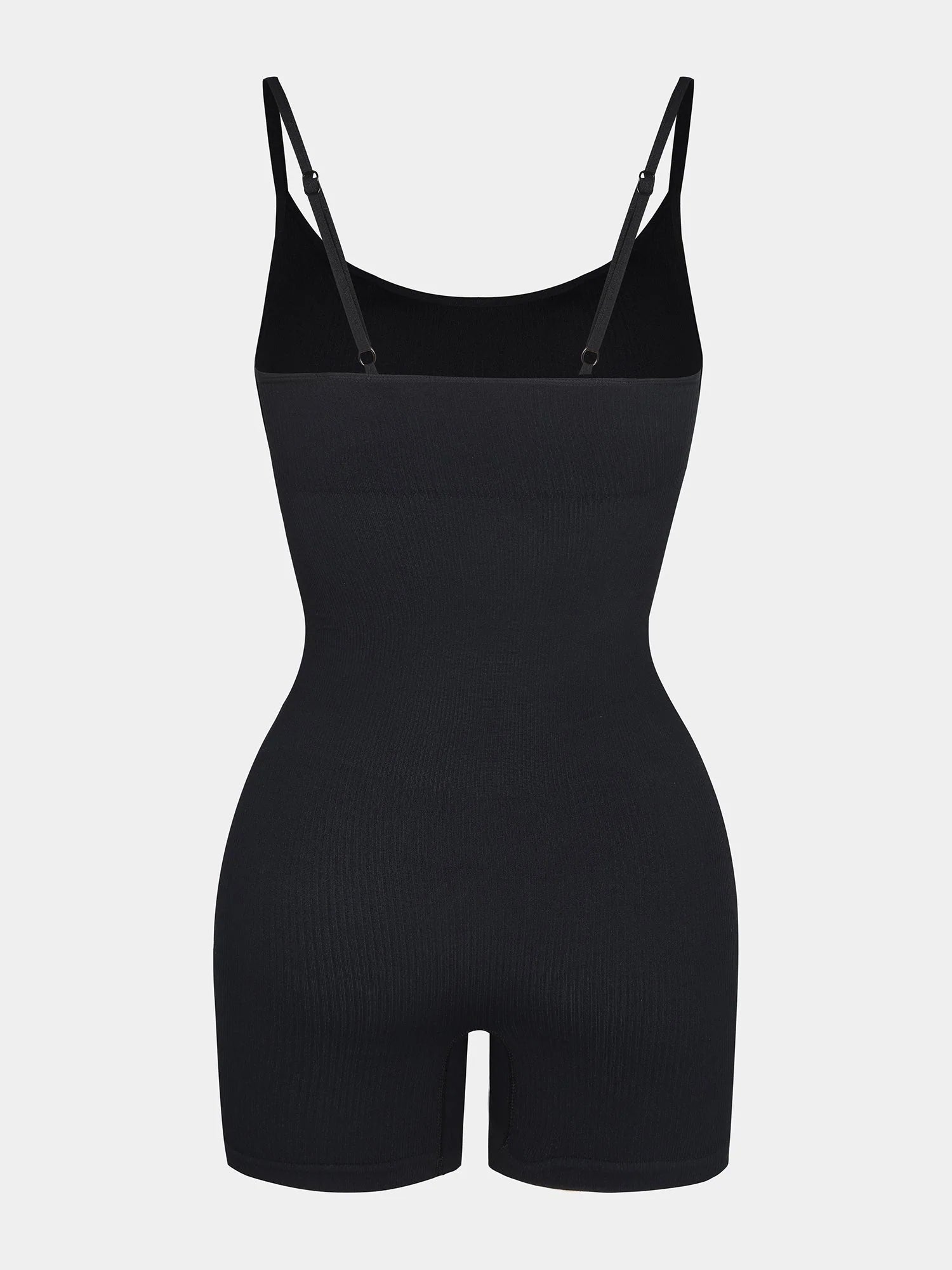 Wholesale Eco-Friendly🌿 Seamless Ribbed Tank Shapewear Romper with Adjustable Straps